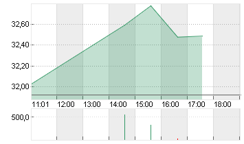 HP INC            DL -,01 Chart