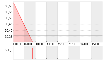 RWE AG   INH O.N. Chart